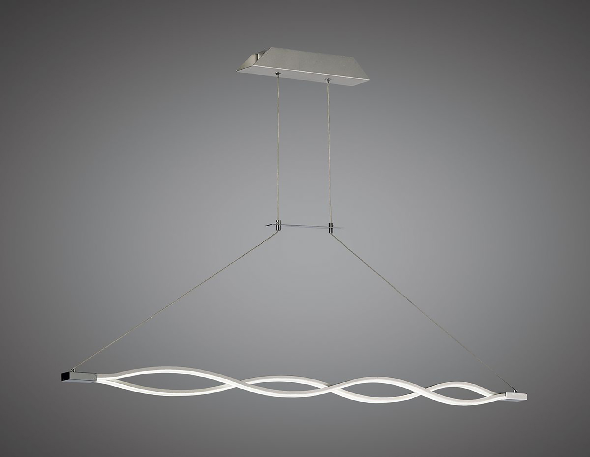 Sahara Silver XL Ceiling Lights Mantra Linear Fittings